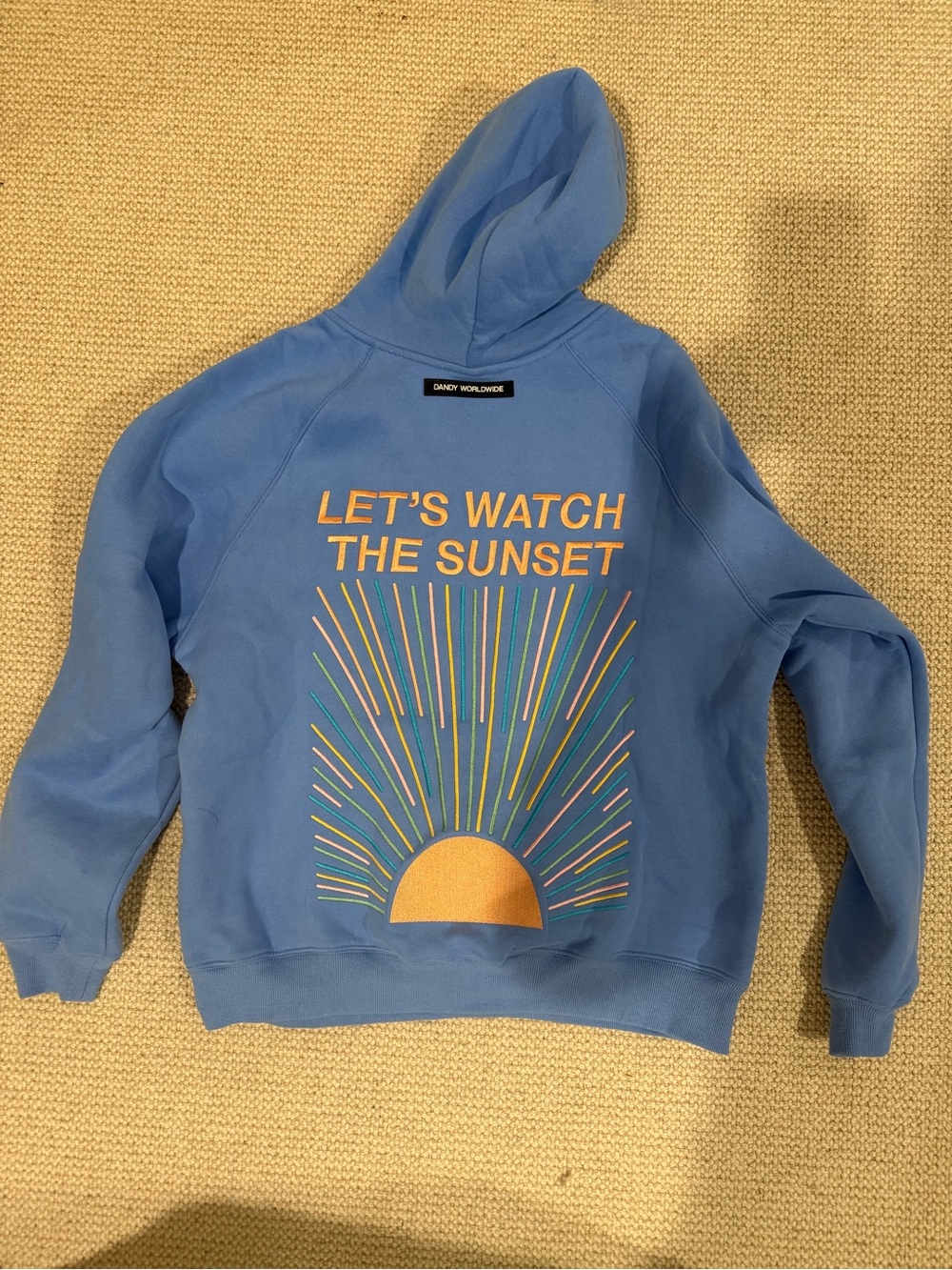 DANDY Kids' Blue Hooded Sweatshirt - Picture 2 of 3